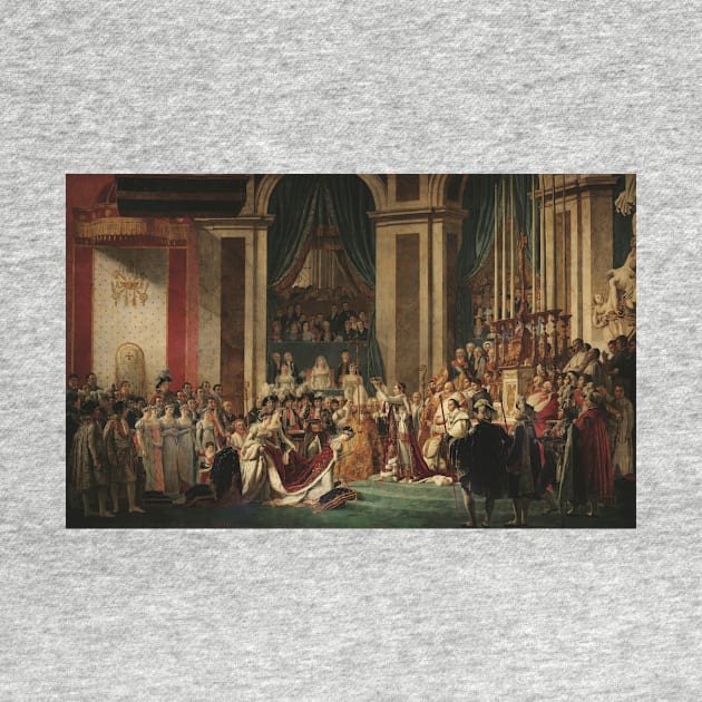 Coronation of Emperor Napoleon I and Coronation of the Empress Josephine in Notre-Dame de Paris, December 2, 1804 by Jacques-Louis David and Georges Rouget by Classic Art Stall